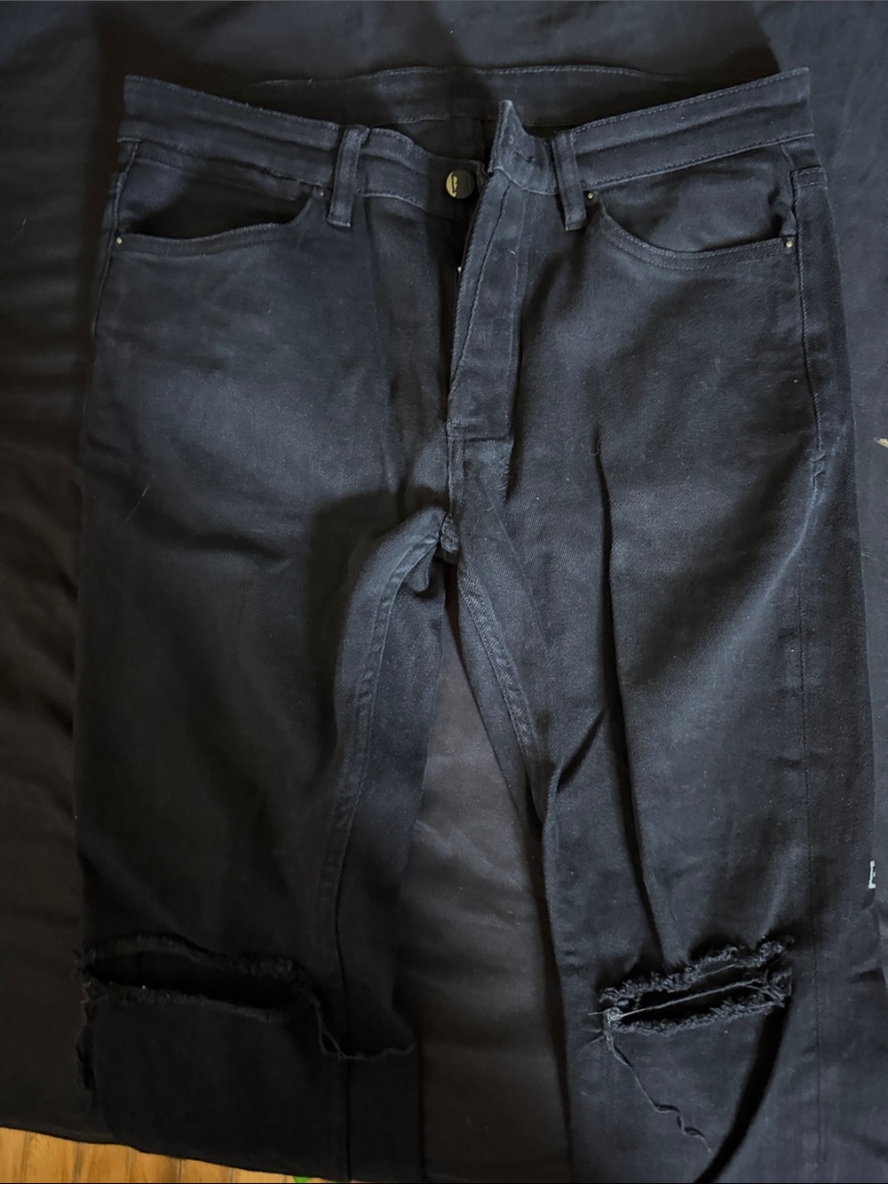 Ksubi Black Skinny Ripped Jeans
